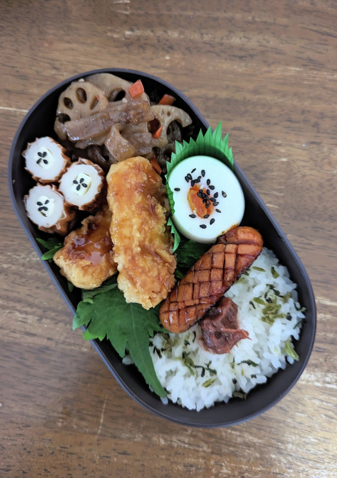 JK☆れんこんきんぴら和風弁当♪-レシピのメイン写真