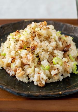 カリカリ豚バラ肉とネギ塩炒飯☆-レシピのメイン写真