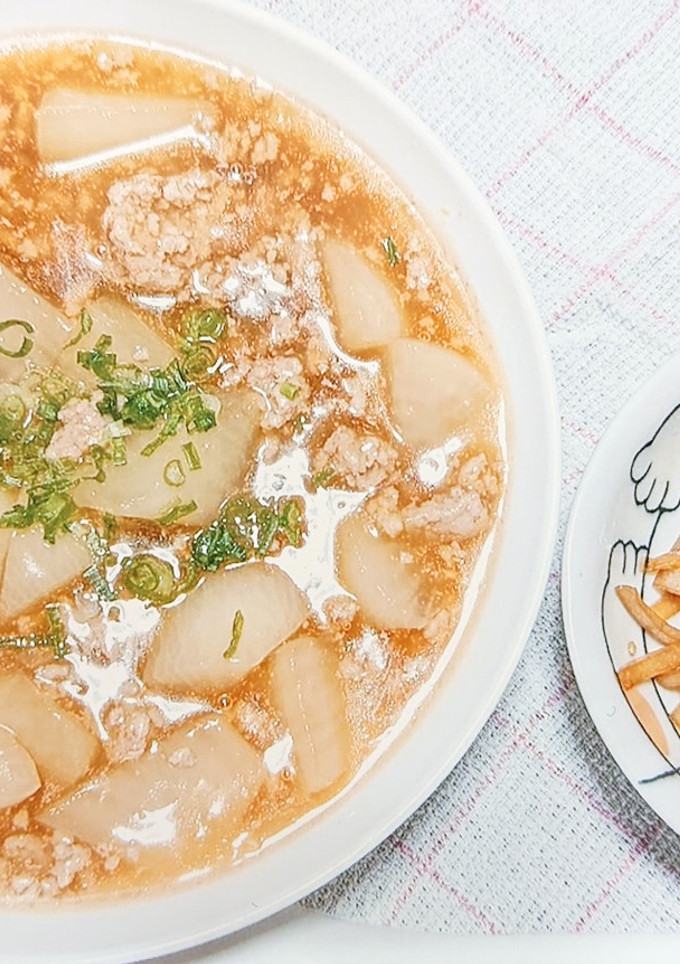 大根ひき肉とろっとろ煮と大根皮のきんぴら-レシピのメイン写真