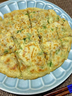 卵なし、納豆ニラチヂミ-レシピのメイン写真