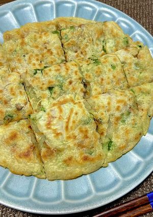 卵なし、納豆ニラチヂミ-レシピのメイン写真