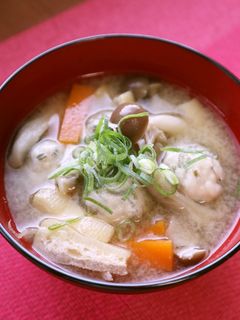 昆布団子のきのこ汁-レシピのメイン写真