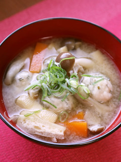 昆布団子のきのこ汁-レシピのメイン写真