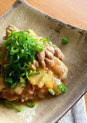 鶏もも肉と大根のコンソメバター醤油煮-レシピのメイン写真