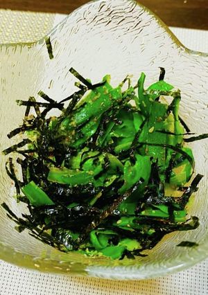 きゅうりの皮のピリ辛胡麻海苔和え-レシピのメイン写真