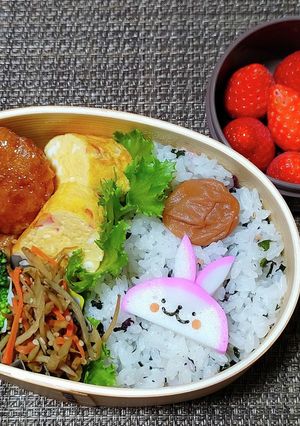 簡単♪ うさちゃん弁当 -レシピのメイン写真