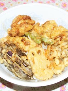 我が家のオールスター天丼-レシピのメイン写真