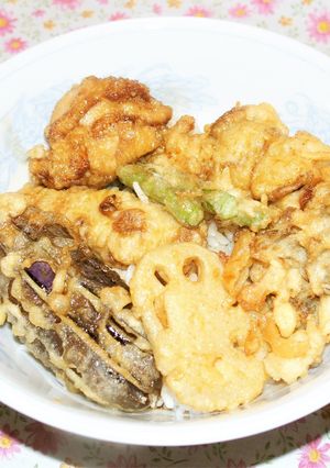 我が家のオールスター天丼-レシピのメイン写真