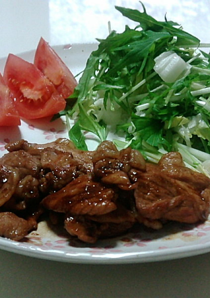 お酢を使った生姜焼き-レシピのメイン写真