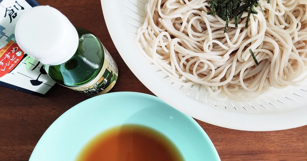 創味のつゆとかぼすざるそば by ぽっちゃりおばちゃん 【クックパッド