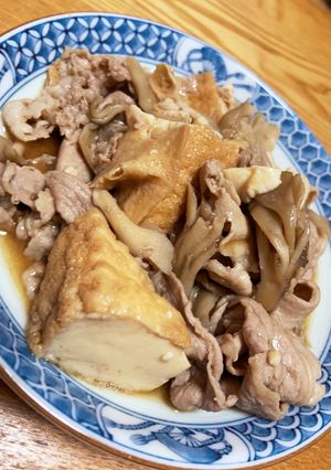 麺つゆオイスターの合わせ技☆超簡単肉豆腐-レシピのメイン写真