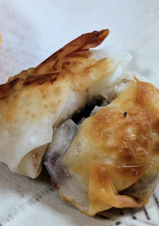 焼売の皮であんことお餅の包み揚げ-レシピのメイン写真