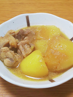 鶏とじゃがいもの胡麻味噌煮-レシピのメイン写真