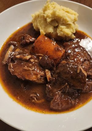 豚肉の赤ワイン煮込み-レシピのメイン写真