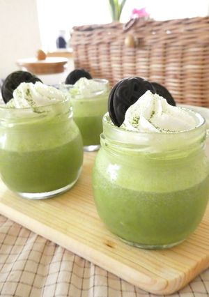 簡単！抹茶ババロア-レシピのメイン写真