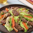 牛肉と春野菜のジンギスカン風炒め