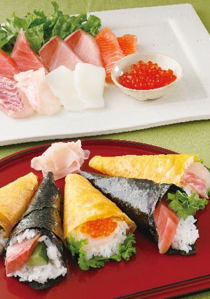 春色手巻き寿司-レシピのメイン写真
