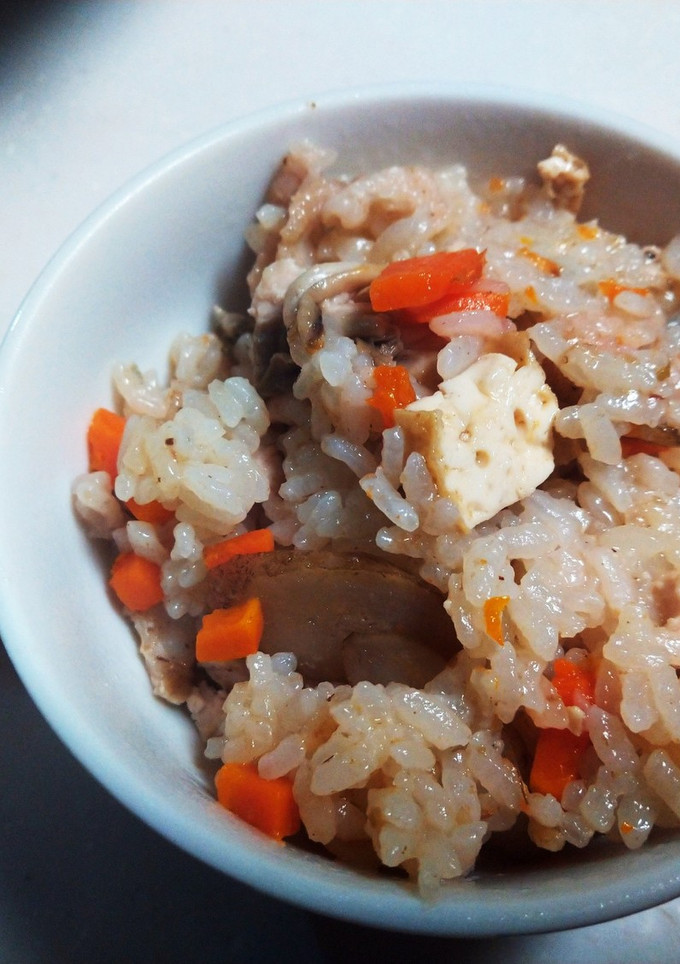 豚細と牡蠣冷凍の炊き込みご飯-レシピのメイン写真