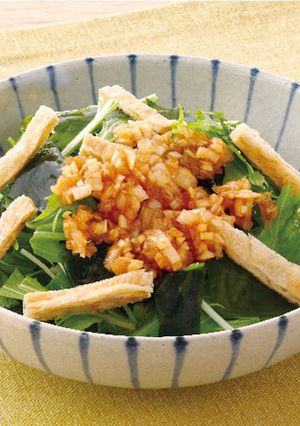 わかめとサクサク油揚げの香味サラダ-レシピのメイン写真