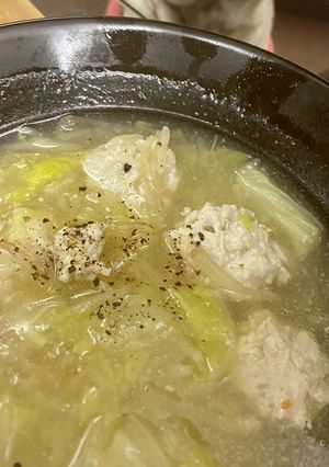 鶏ひき肉の生姜たっぷりほっこりスープ-レシピのメイン写真