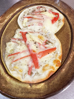 ちょこっとおつまみ!餃子の皮でしらすピザ-レシピのメイン写真
