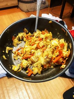 キャベツと人参の卵炒めみそ風味-レシピのメイン写真