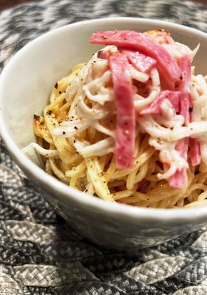 ZENBヌードルでスパサラ-レシピのメイン写真