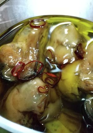 牡蠣のオリーブオイル漬け-レシピのメイン写真