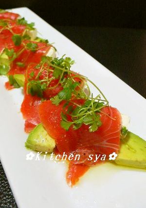 スモークサーモン❀アボカドクリームチーズ-レシピのメイン写真