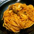 豆板醤と麹味噌のミートソースパスタ