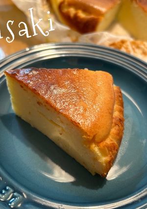 混ぜて焼くだけ☆酒粕チーズケーキ-レシピのメイン写真