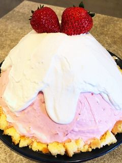 ♪─いちごのドリップドームケーキ─♪-レシピのメイン写真