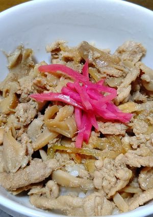 簡単!豚丼の具-レシピのメイン写真