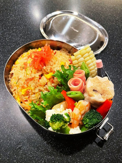 高校生弁当2023 1月19日チャーハン-レシピのメイン写真
