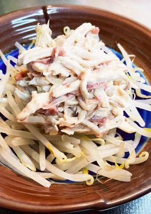 鶏胸肉の梅マヨあえ-レシピのメイン写真