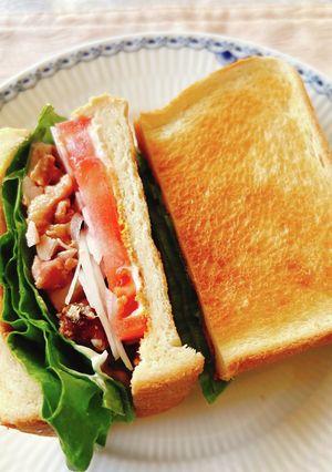 チキン残りものサンド-レシピのメイン写真