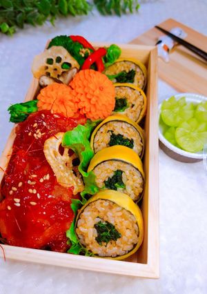 女子学生のお弁当（2023.1.19）-レシピのメイン写真