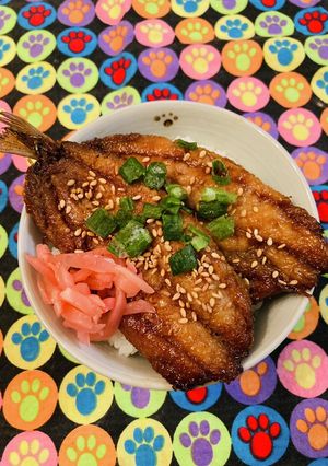 ＼簡単／いわしの蒲焼甘辛丼　お弁当も◉-レシピのメイン写真
