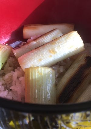 すき焼き風長ネギだけ丼-レシピのメイン写真