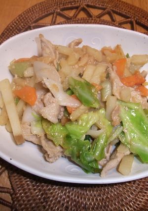 豚肉と野菜の甘味噌炒め-レシピのメイン写真