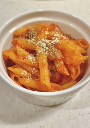 ナポリタン風ペンネ-レシピのメイン写真