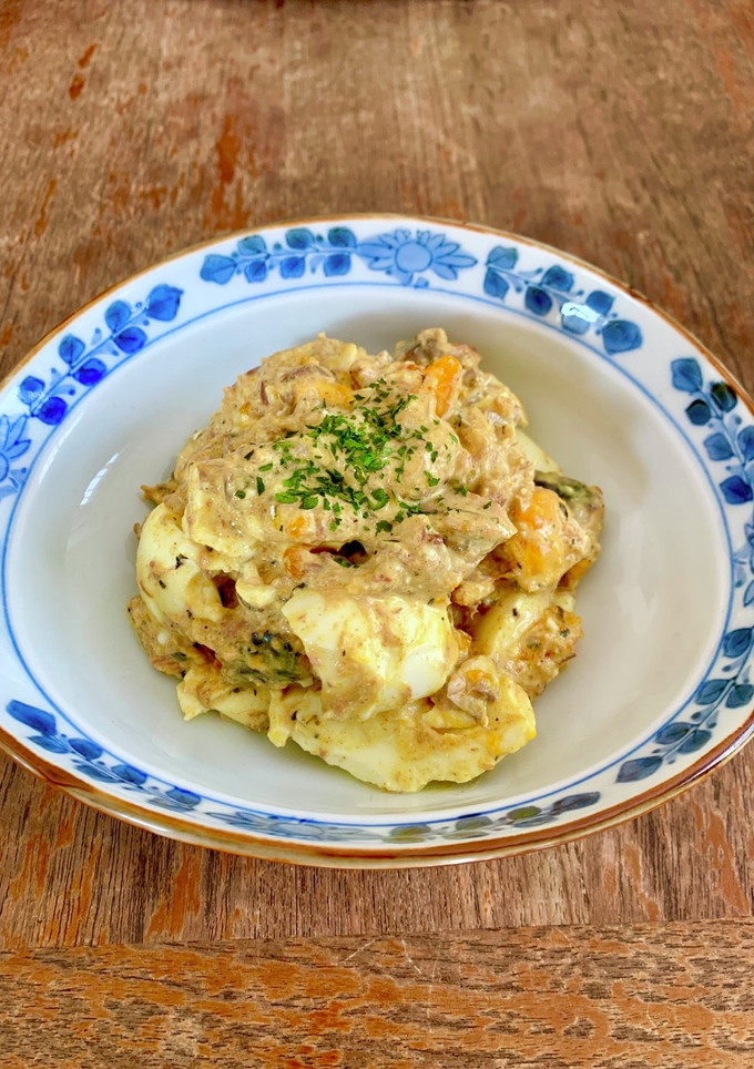 【簡単】さばと卵のマヨカレー和え-レシピのメイン写真