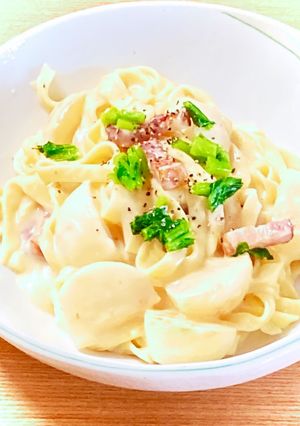 かぶのチーズクリームパスタ-レシピのメイン写真