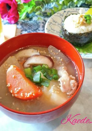圧力鍋de簡単♪絶品豚汁-レシピのメイン写真