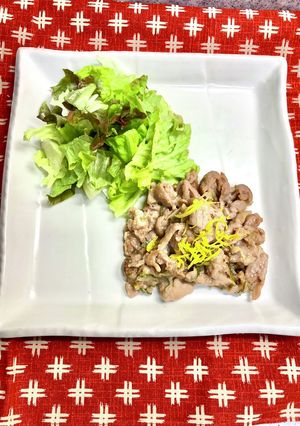 豚肉のゆずねぎ味噌焼き-レシピのメイン写真