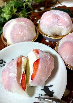 雪見だいふくみたいなレアチーズケーキ-レシピのメイン写真