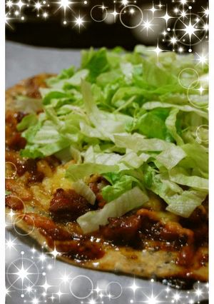 練りこみ薄焼きピザ（２）-レシピのメイン写真