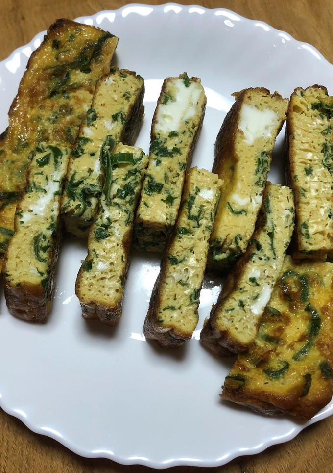 じっくり焼いてね♪ネギたっぷり卵焼き-レシピのメイン写真