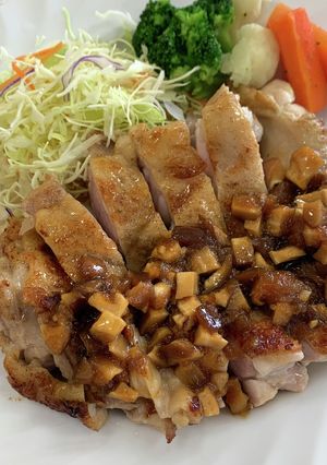 チキンステーキ 雪中椎茸ドレッシングがけ-レシピのメイン写真