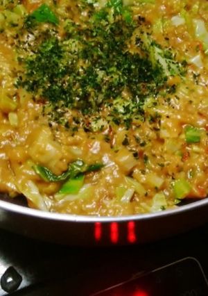 フライパンもんじゃ焼き-レシピのメイン写真